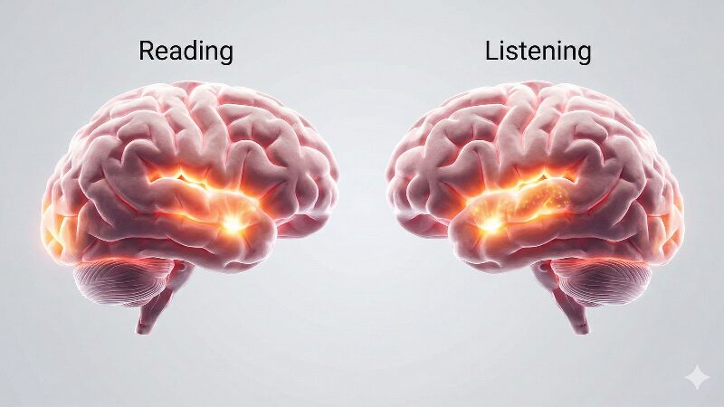 「聴く読書」の脳科学的なメカニズム